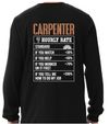 Carpenter Price List