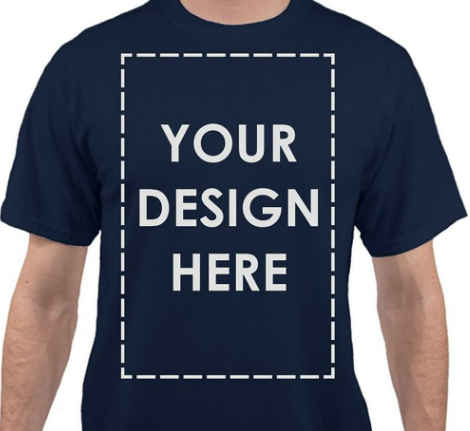 Custom Tee - One Color Lettering