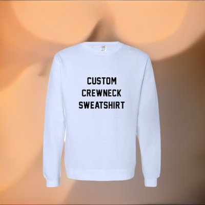 Adult Custom Print Crew