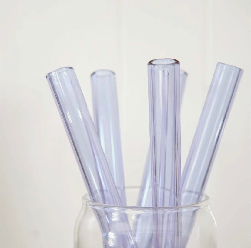 Wide Straight Glass Straws