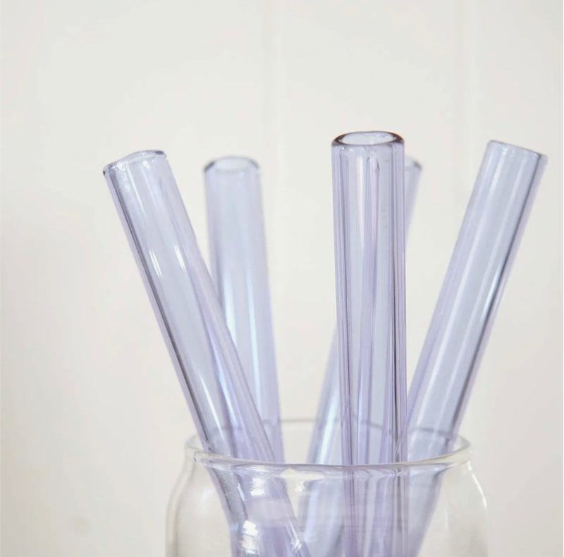 Wide Straight Glass Straws