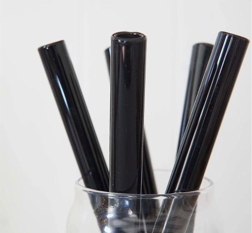 Wide Straight Glass Straws