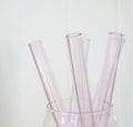 Wide Straight Glass Straws