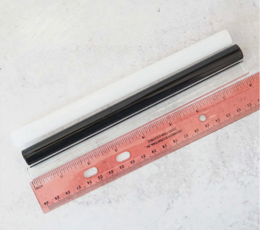 Wide Straight Glass Straws